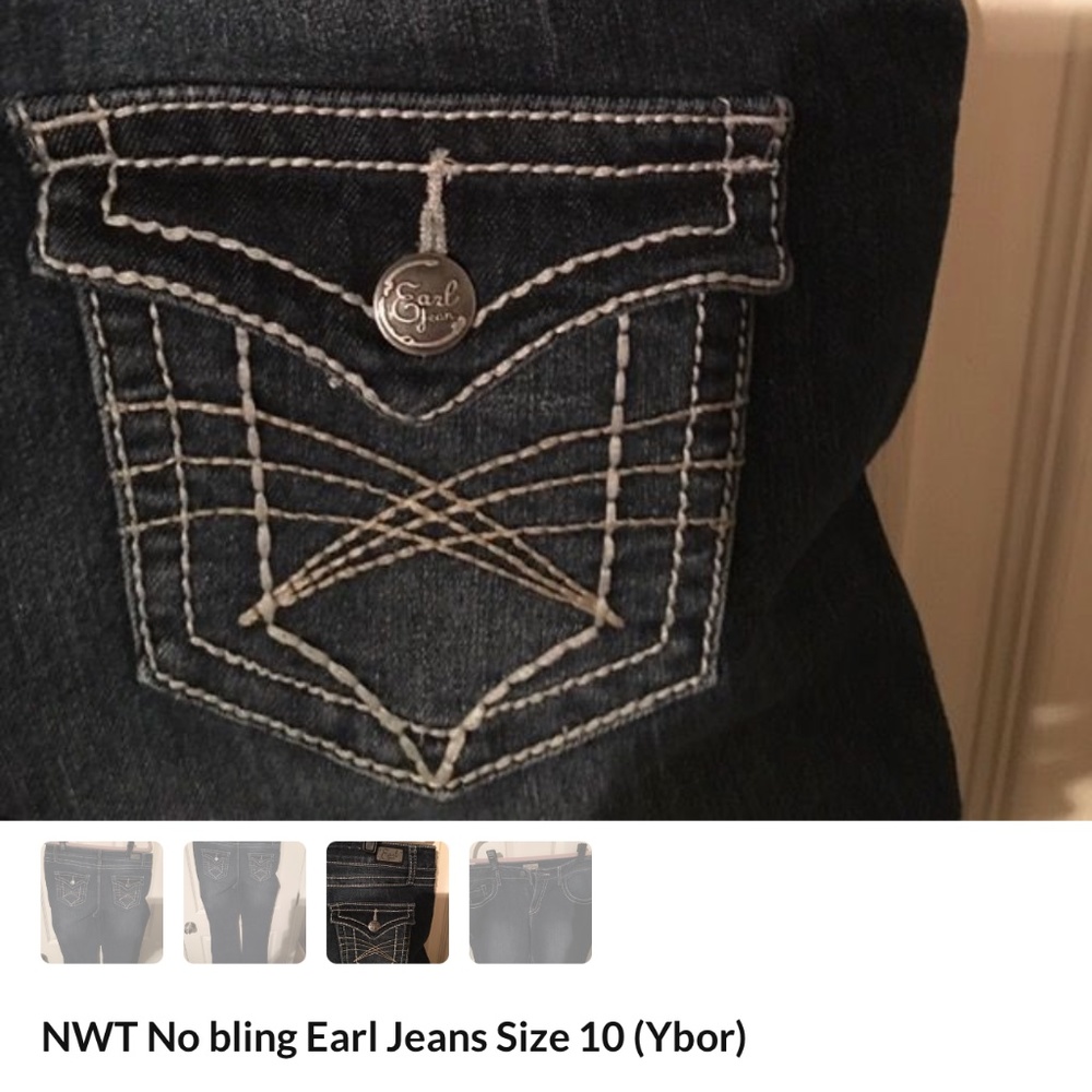 Earl Jeans size 10 NWT original design